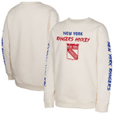 New York Rangers Youth Star Power Pullover Sweatshirt - Cream | NHL discount