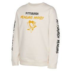 Pittsburgh Penguins Youth Star Power Pullover Sweatshirt - Cream | NHL near me