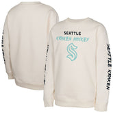 Seattle Kraken Youth Star Power Pullover Sweatshirt - Cream | NHL Lifestyle