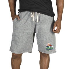 Denver Broncos Concepts Sport Mainstream Tri-Blend Shorts - Gray - NFL