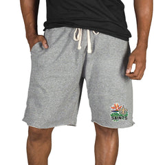 New Orleans Saints Concepts Sport Mainstream Tri-Blend Shorts - Gray - NFL