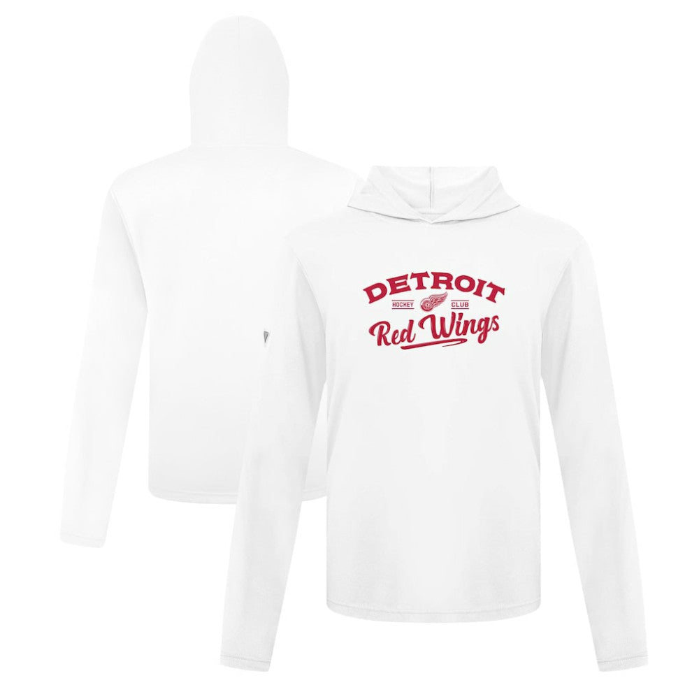Detroit Red Wings Levelwear Anthem Ice Wall Pullover Hoodie - White | NHL discount