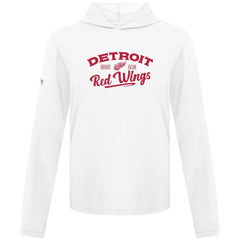 Detroit Red Wings Levelwear Anthem Ice Wall Pullover Hoodie - White | NHL discount