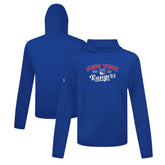 New York Rangers Levelwear Anthem Ice Wall Pullover Hoodie - Blue | NHL on sale