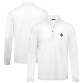 Seattle Kraken Levelwear Heron Insignia Core Quarter-Zip Jacket - White | NHL sale