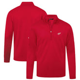 Detroit Red Wings Levelwear Heron Insignia Core Quarter-Zip Jacket - Red | NHL on sale