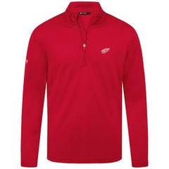 Detroit Red Wings Levelwear Heron Insignia Core Quarter-Zip Jacket - Red | NHL on sale
