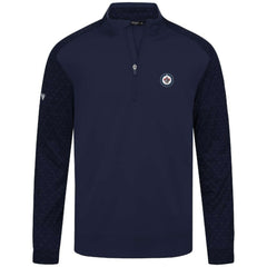 Winnipeg Jets Levelwear Aztec Insignia Core Quarter-Zip Pullover Top - Navy | NHL near me