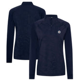 Winnipeg Jets Levelwear Women's Amethyst Insignia Core Quarter-Zip Jacket - Navy | NHL sale