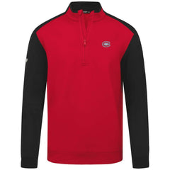 Montreal Canadiens Levelwear Bayou Insignia Core Quarter-Zip Pullover Top - Red | NHL Lifestyle
