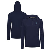 Seattle Kraken Levelwear Women's Raven Insignia Core Quarter-Zip Jacket - Deep Sea Blue | NHL online