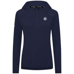 Winnipeg Jets Levelwear Women's Raven Insignia Core Quarter-Zip Jacket - Navy | NHL Lifestyle