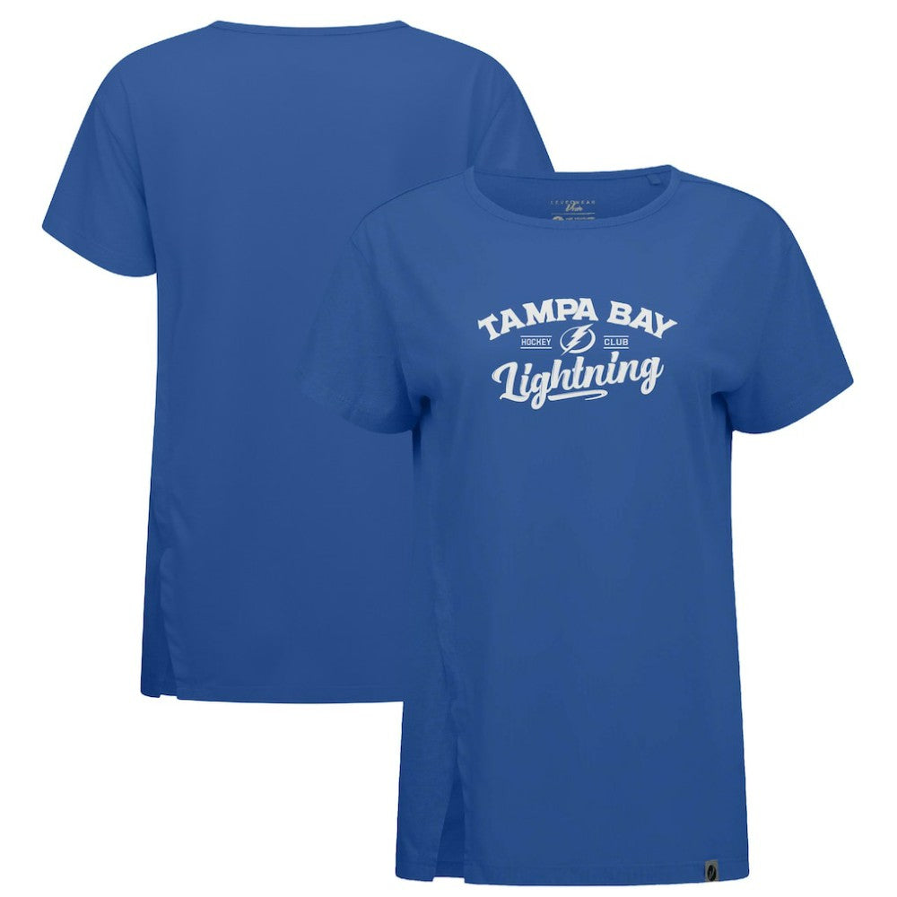 Tampa Bay Lightning Levelwear Women's Influx Ice Wall T-Shirt - Blue | NHL Clearance