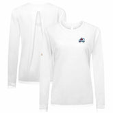 Colorado Avalanche Levelwear Women's Sequoia Primary Logo Long Sleeve T-Shirt - White | NHL on sale