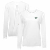 Dallas Stars Levelwear Women's Sequoia Primary Logo Long Sleeve T-Shirt - White | NHL discount