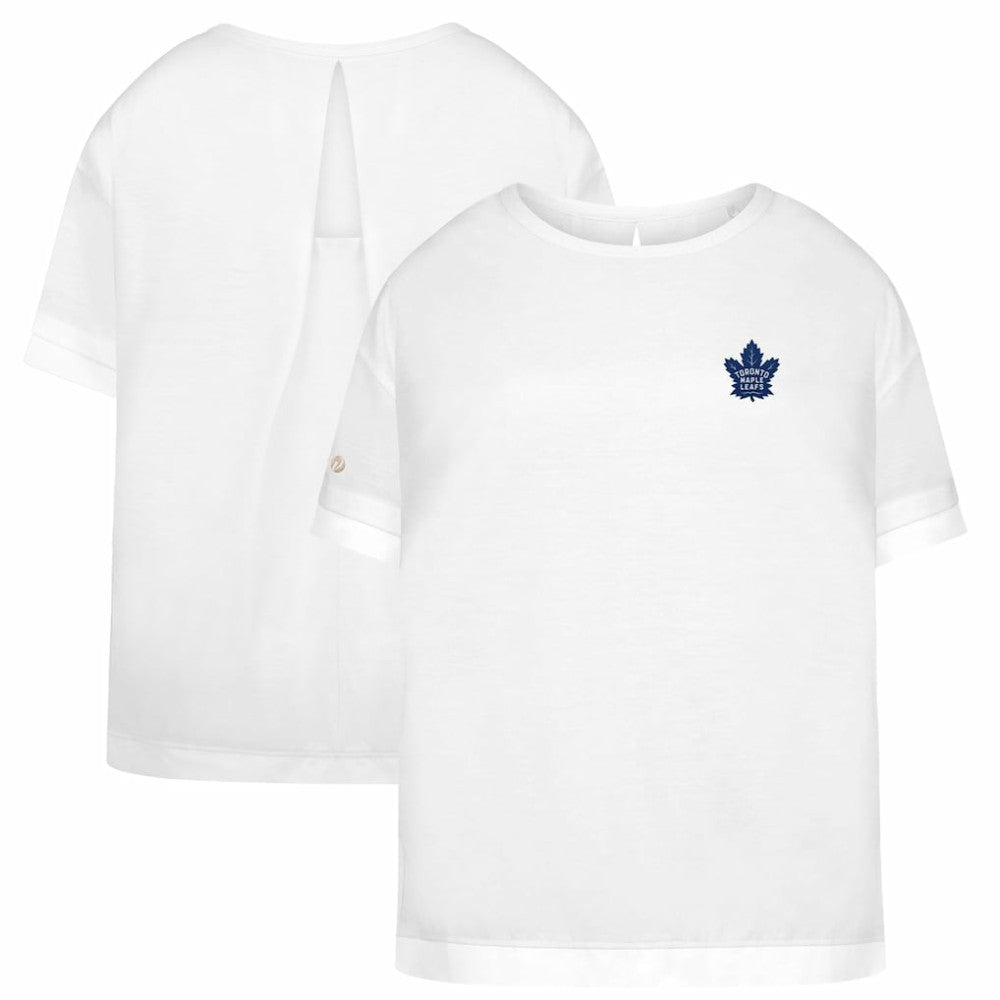 Toronto Maple Leafs Levelwear Women's Tulip Primary Logo T-Shirt - White | NHL near me
