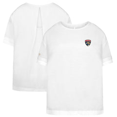 Florida Panthers Levelwear Women's Tulip Primary Logo T-Shirt - White | NHL sale