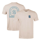 Seattle Kraken Levelwear Richmond Stained Glass T-Shirt - Khaki | NHL discount