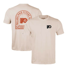 Philadelphia Flyers Levelwear Richmond Stained Glass T-Shirt - Khaki | NHL Clearance