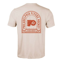 Philadelphia Flyers Levelwear Richmond Stained Glass T-Shirt - Khaki | NHL Clearance
