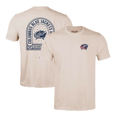 Columbus Blue Jackets Levelwear Richmond Stained Glass T-Shirt - Khaki | NHL sale