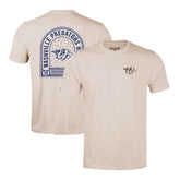 Nashville Predators Levelwear Richmond Stained Glass T-Shirt - Khaki | NHL online