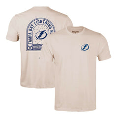 Tampa Bay Lightning Levelwear Richmond Stained Glass T-Shirt - Khaki | NHL Clearance