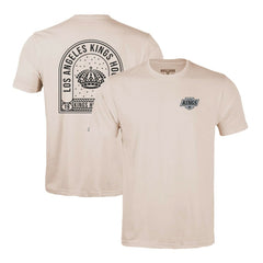 Los Angeles Kings Levelwear Richmond Stained Glass T-Shirt - Khaki | NHL near me