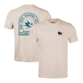 San Jose Sharks Levelwear Richmond Stained Glass T-Shirt - Khaki | NHL near me
