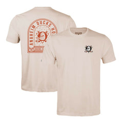 Anaheim Ducks Levelwear Richmond Stained Glass T-Shirt - Khaki | NHL sale