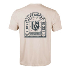 Vegas Golden Knights Levelwear Richmond Stained Glass T-Shirt - Khaki | NHL on sale