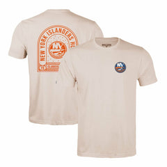 New York Islanders Levelwear Richmond Stained Glass T-Shirt - Khaki | NHL Clearance
