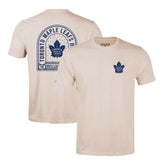 Toronto Maple Leafs Levelwear Richmond Stained Glass T-Shirt - Khaki | NHL Lifestyle