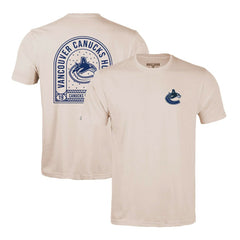 Vancouver Canucks Levelwear Richmond Stained Glass T-Shirt - Khaki | NHL Clearance