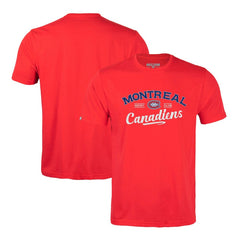 Montreal Canadiens Levelwear Richmond Ice Wall T-Shirt - Red | NHL Clearance