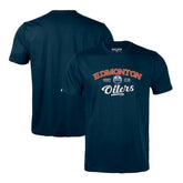 Edmonton Oilers Levelwear Richmond Ice Wall T-Shirt - Navy | NHL discount