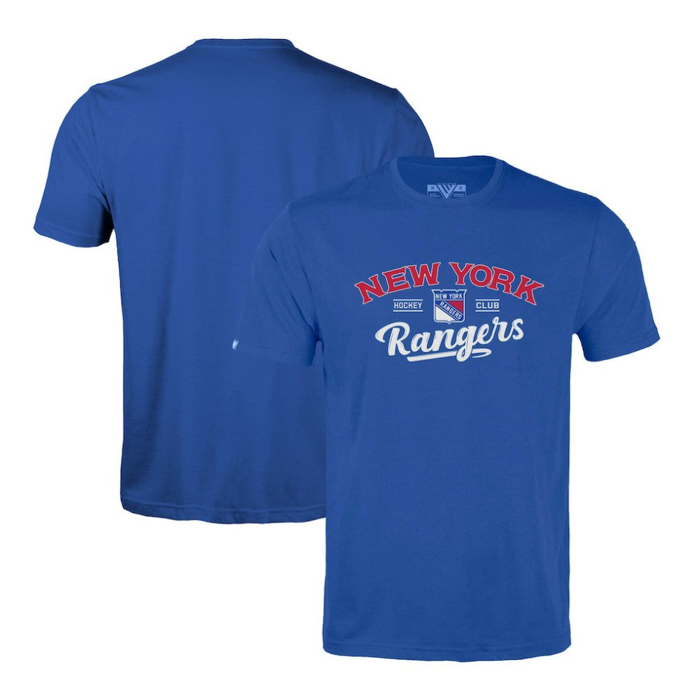 New York Rangers Levelwear Richmond Ice Wall T-Shirt - Blue | NHL Lifestyle