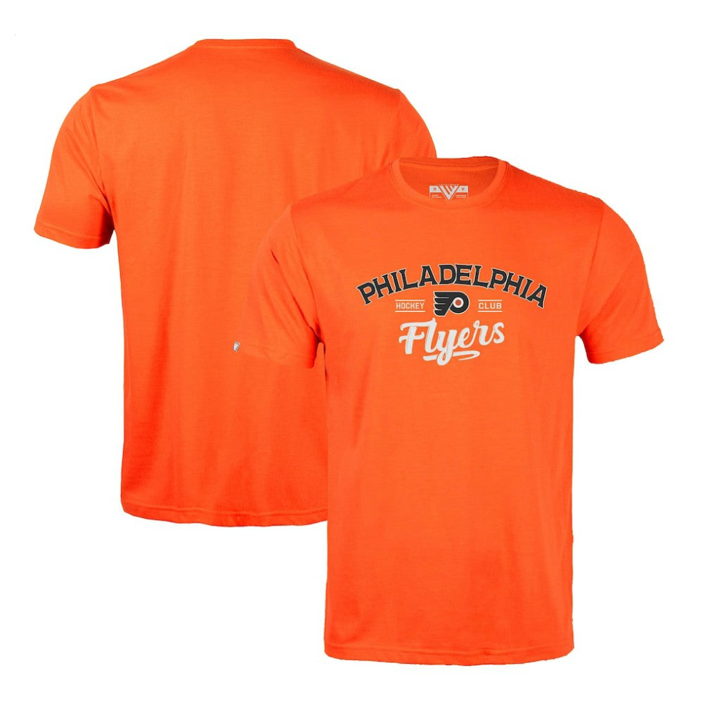 Philadelphia Flyers Levelwear Richmond Ice Wall T-Shirt - Orange | NHL Clearance