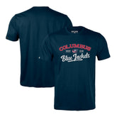 Columbus Blue Jackets Levelwear Richmond Ice Wall T-Shirt - Navy | NHL on sale