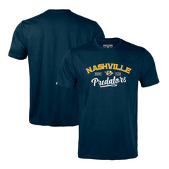 Nashville Predators Levelwear Richmond Ice Wall T-Shirt - Navy | NHL Lifestyle