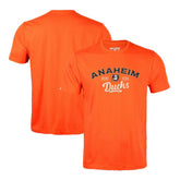 Anaheim Ducks Levelwear Richmond Ice Wall T-Shirt - Orange | NHL Clearance