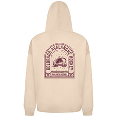 Colorado Avalanche Levelwear Uphill Stained Glass Full-Zip Hoodie Jacket - Khaki | NHL Lifestyle