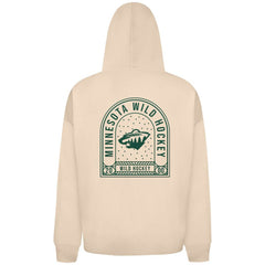 Minnesota Wild Levelwear Uphill Stained Glass Full-Zip Hoodie Jacket - Khaki | NHL online