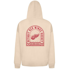 Detroit Red Wings Levelwear Uphill Stained Glass Full-Zip Hoodie Jacket - Khaki | NHL discount