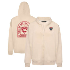 Florida Panthers Levelwear Uphill Stained Glass Full-Zip Hoodie Jacket - Khaki | NHL sale