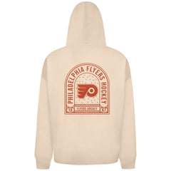 Philadelphia Flyers Levelwear Uphill Stained Glass Full-Zip Hoodie Jacket - Khaki | NHL Lifestyle