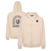 Vegas Golden Knights Levelwear Uphill Stained Glass Full-Zip Hoodie Jacket - Khaki | NHL near me