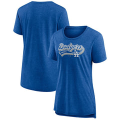 Los Angeles Dodgers Women's League Leader Tri-Blend T-Shirt Outlet