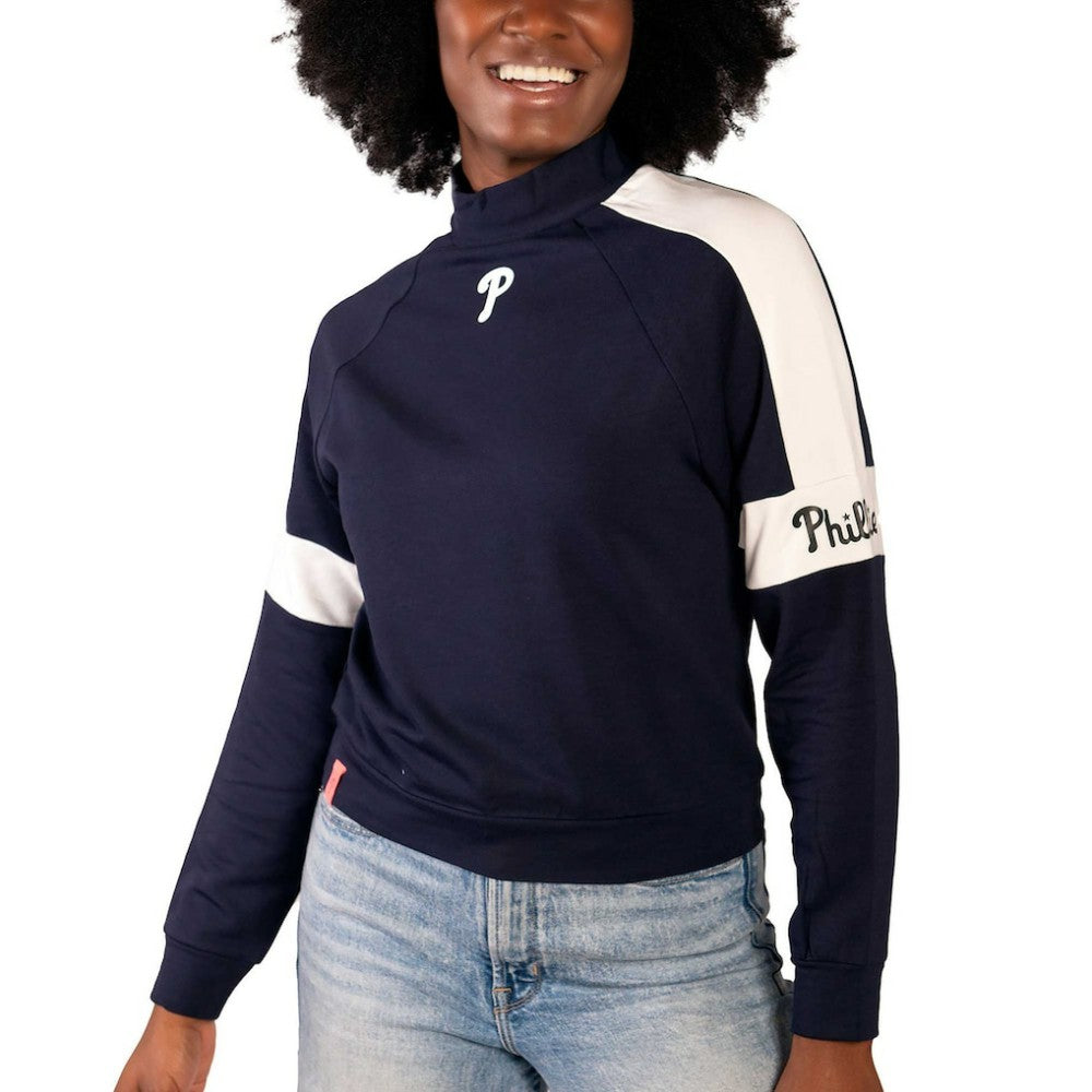 Philadelphia Phillies Lusso Women's Monica Pullover Sweatshirt Online