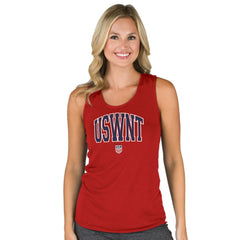 USWNT Concepts Sport Women's Marathon Racerback Scoop Neck Tank Top Red